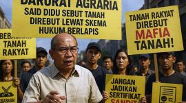 Darurat Agraria : Said Didu Sebut Tanah Rakyat Direbut Lewat Skema Hukum Berlapis. FOTO : HAIKUN