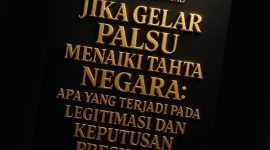 Jika Gelar Palsu Naik ke Tahta Negara: Apa Dampaknya bagi Legitimasi dan Keputusan Presiden..?. FOTO : HAIKUNNEWS