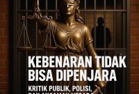 Kebenaran Tidak Bisa Dipenjara: Kritik Publik, Polisi, dan Ancaman Negara yang Anti-Transparansi. FOTO : Ist/Net