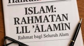 Islam Rahmatan Lil’alamin: Jalan Ilahi bagi Tata Dunia dan Negara Republik Indonesia. FOTO : HN/AI