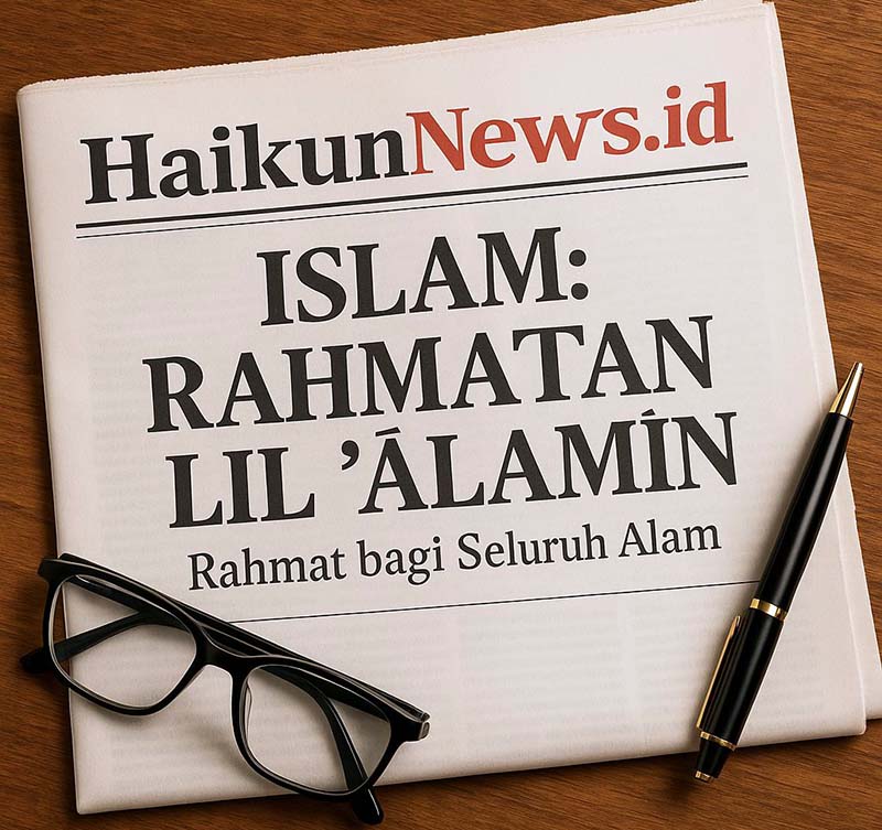 Islam Rahmatan Lil’alamin: Jalan Ilahi bagi Tata Dunia dan Negara Republik Indonesia. FOTO : HN/AI