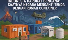 Indonesia Darurat Bencana: Saatnya Negara Mengganti Tenda dengan Rumah Container