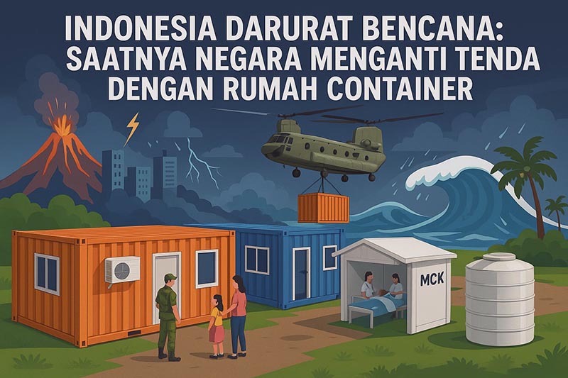 Gagasan Modern untuk Mitigasi Bencana yang Cepat, Manusiawi, dan Bermartabat. FOTO : HAIKUN