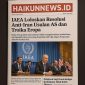 IAEA Loloskan Resolusi Anti-Iran Usulan AS dan Troika Eropa: Analisis Politik Internasional dan Landasan Hukum Global. FOTO : Grafis AI/Haikun