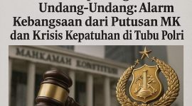 Alarm Kebangsaan dari Putusan MK dan Krisis Kepatuhan di Tubuh Polri. FOTO : Desigen HN
