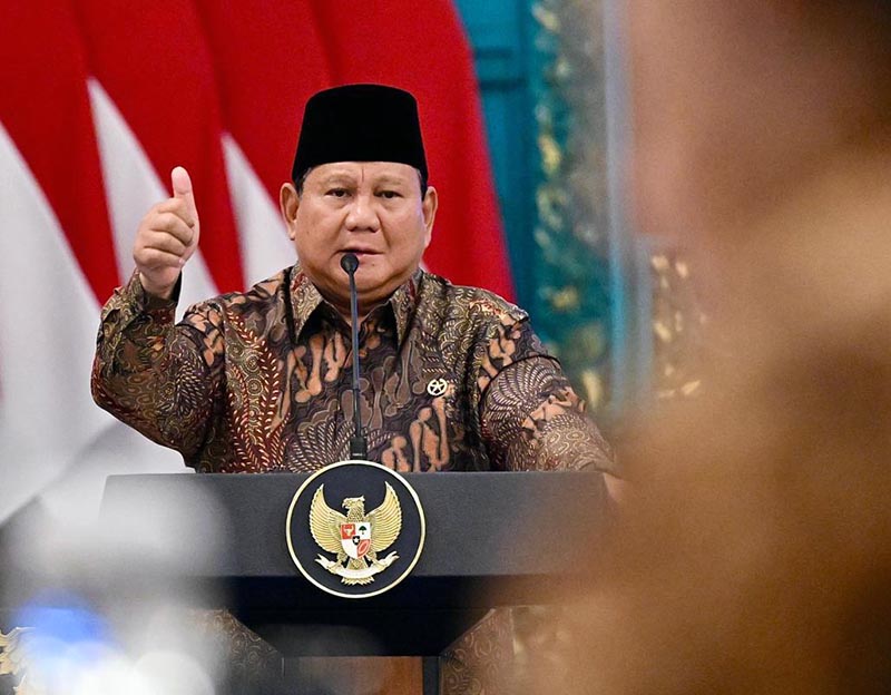 Presiden Republik Indonesia, Prabowo Subianto. (FOTO : Situs Gerindra)