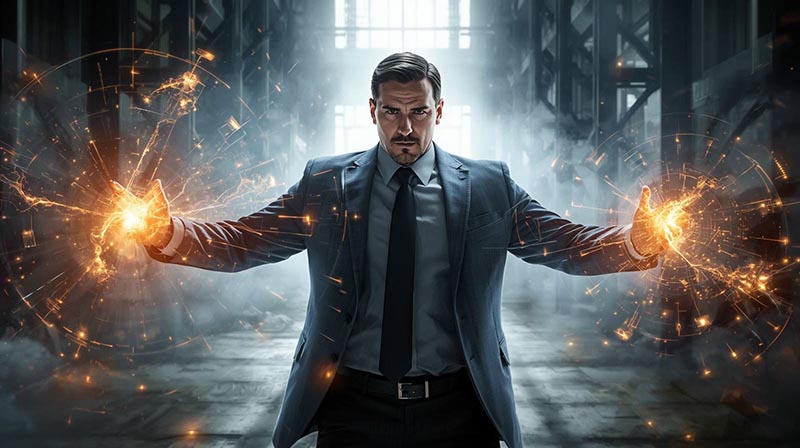 Ilustrasi Negara Tak Hadir, Preman Menjadi Hukum. FOTO : AI