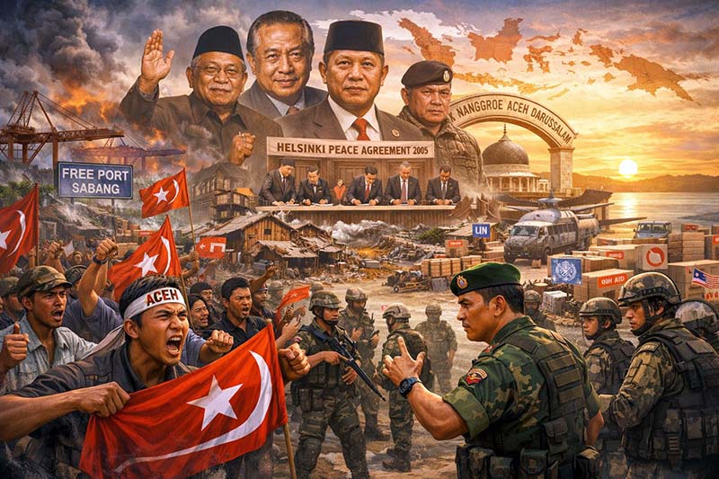 Aceh di Persimpangan Sejarah. FOTO : Haikun