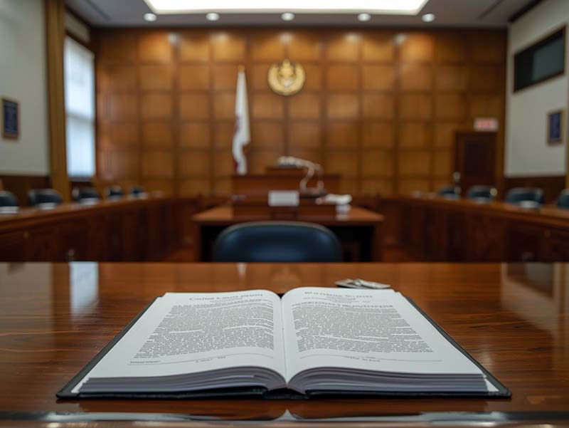 ILUSTERASI : Arah Peradaban Hukum Berbasis Kebenaran Allah dan Keadilan Allah. FOTO : AI