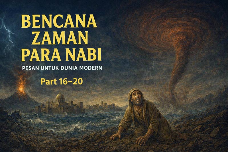 Ilustrasi Bencana Zaman Para Nabi dan Pesan Untuk Dunia Modern. FOTO : HAIKUN