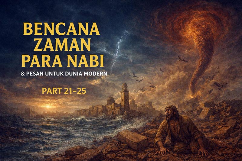 Ilustrasi Bencana Zaman Para Nabi dan Pesan Untuk Dunia Modern. FOTO : HAIKUN