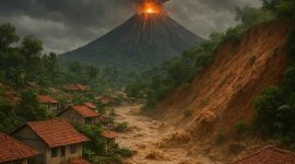 ILUSTRASI : Bencana Susul-Menyusul