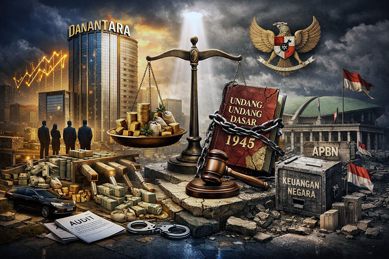 Danantara dalam Perspektif Teori Ekonomi Publik dan Good Governance. FOTO : HaikunNews/AI