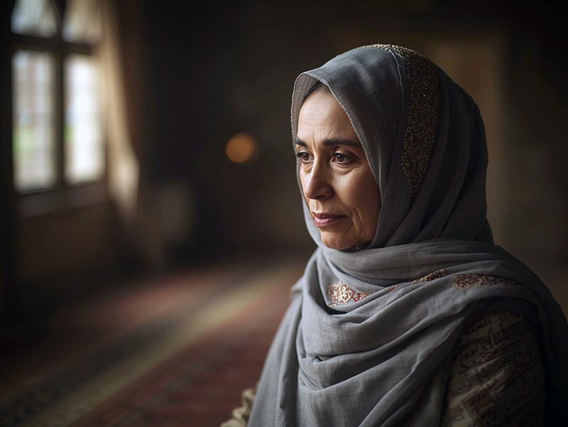 Sufi Agung Wanita Rabi'ah Al Adawiyyah dan Ajarannya. FOTO : Ilustrasi/AI