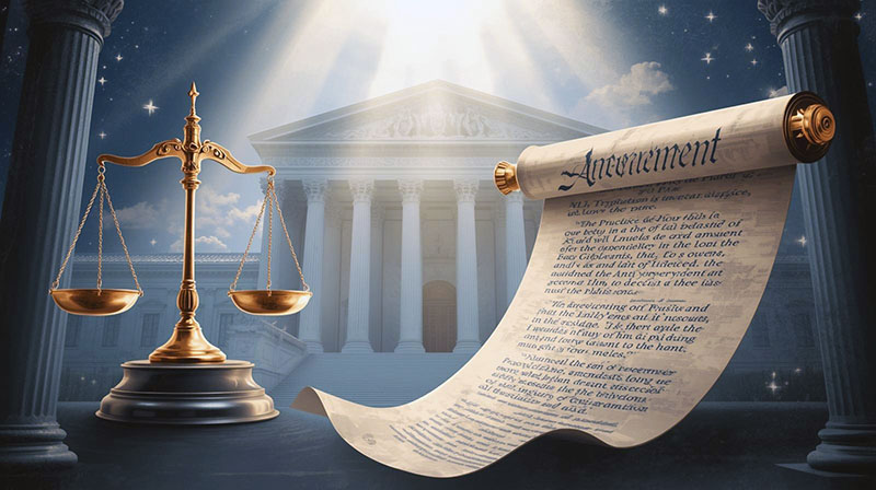 Amandemen Konstitusi untuk Menegakkan Negara Hukum yang Berbasis Kebenaran dan Keadilan. FOTO : Ilustrasi/HaikunNews/AI