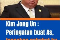 Kim Jong Un Kirim Peringatan Keras ke Washington: Venezuela Resmi Jadi Isu Keamanan Global. GAMBAR: IST