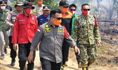 Al Haris Cek Langsung Karhutla Tahura, Dua Helikopter Disiapkan untuk Water Bombing